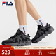 FILA斐樂(lè )帕尼尼男鞋運動(dòng)鞋籃球鞋休閑鞋面包老爹鞋 黑/鍛鐵灰-BF 40