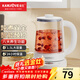 金灶（KAMJOVE） 智能養生壺煮茶器1.5L大容量電熱水壺玻璃燒水壺恒溫壺預約煮茶壺辦公室花茶壺 白色 1.5L HT-350