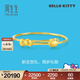 周生生HelloKitty蝴蝶結黃金手鐲三麗鷗寶寶足金手鐲91753K定價(jià)