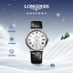 浪琴（LONGINES）瑞士手表 時(shí)尚系列 男士皮帶機械表L49044112