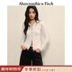 Abercrombie & Fitch【修身顯瘦】小麋鹿圖案打底內搭開(kāi)衫上衣25秋冬女裝139-5707 奶白色 S (165/88A)