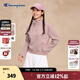 Champion冠軍立領(lǐng)加絨衛衣女2025秋季新款按扣領(lǐng)上衣休閑潮牌校園風(fēng) 淺粉色 L