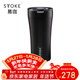 慕咖STTOKE咖啡杯精致陶瓷內膽保溫杯便攜水杯TT杯460ml（奢華黑色）