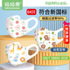 媽媽果嬰兒口罩0-6-12個(gè)月新生兒寶寶嬰幼兒外出兒童口罩1-3-6歲秋冬 女寶寶（64只）獨立包裝-不勒耳朵 2-4歲（XS）