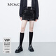 MO&Co.半身裙重工珠片疊繡派對風(fēng)高腰包臀迷你短裙內襯短褲摩安珂 黑色-第2批 S 160
