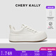 CHERY KALLY【空靈幻影】輕奢厚底小白鞋女2025最新款松糕百搭休閑增高板鞋子 米白色 Off white 37
