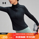 安德瑪（Under Armour）春夏Motion女子親膚訓練運動(dòng)長(cháng)袖T恤1389789 黑色002  M