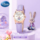 迪士尼（Disney）兒童手表6-12歲只看時(shí)間女童小學(xué)生防水瘋狂動(dòng)物城女孩生日禮物 朱迪-紫色