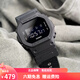 卡西歐（CASIO）男表g-shock經(jīng)典方塊電子表運動(dòng)手表頭文字D男士防水防震石英表 黑武士DW-5600BBN-1D