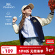 英氏（YEEHOO）女童外套兒童棒球服春裝學(xué)院風(fēng)時(shí)尚中大童休閑女孩上衣春春季新款 字母棒球 深藍 140