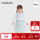 巴拉巴拉balaOne兒童連衣裙女2025冬針織網(wǎng)紗裙公主裙IP208425111004