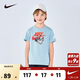 NIKE 耐克童裝男童純棉短袖t恤2025夏季新款吸汗透氣兒童舒適上衣