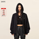 SMFK十字花經(jīng)典拉鏈帽衫明星同款CH005B1/F/K戶(hù)外休閑刺繡連帽上衣 荒野黑 CH005B1 M