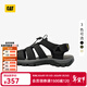 卡特（CAT）涼鞋男鞋25新品戶(hù)外橡膠底沙灘鞋P726753O1ELC09/95/12 黑色 41