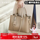 朱爾（ZOOLER）包包女款通勤女包輕奢小眾包包女士斜挎包女包真皮生日禮物媽媽包 【大象灰】都市感十足