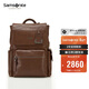 新秀麗（Samsonite）男士輕奢雙肩包大容量電腦包時(shí)尚復古輕便旅行背包新年禮物NS1