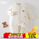 寬葉竹嬰兒衣服80g夾棉寶寶連體衣秋冬棉服哈衣新生兒保暖春秋薄棉爬服 圍巾小熊80g棉 80cm 17斤以?xún)? title=