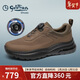 金利來(lái)（Goldlion）男鞋25年秋新款免系旋轉扣鞋緩震氣墊底休閑鞋G557530701CCE棕42