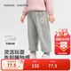 巴拉巴拉balaOne兒童長(cháng)褲女童寬松運動(dòng)束腳褲加絨保暖2025冬208425108010