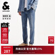 杰克·瓊斯（JACK&JONES） 男裝春新款潮流百搭個(gè)性刮痕直筒彈力舒適休閑牛仔褲子226132127