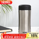 膳魔師（THERMOS）保冷保溫杯400ML高真空不銹鋼商務(wù)辦公保溫杯JCG-400C SBK