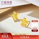 六福珠寶新年禮物 黃金耳釘櫻花花朵足金耳飾 計價(jià)B01TBGE0012 約2.18克