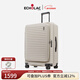 愛(ài)可樂(lè )（Echolac）前開(kāi)蓋行李箱可擴展拉桿箱高品質(zhì)TSA旅行箱PC183F 20英寸 奶茶色