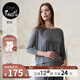 nest designs孕產(chǎn)婦家居服女士哺乳衣春夏新品七分袖T恤孕婦裝產(chǎn)后哺乳上衣 炭筆灰 M（建議身高160-170cm；70kg內）