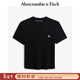 Abercrombie & Fitch【多色圓領(lǐng)T】經(jīng)典小麋鹿圖案女裝25夏季美式短袖T恤139-5272 黑色 S (165/88A)