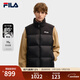 FILA 斐樂(lè )官方男士羽絨馬甲2025冬新款時(shí)尚休閑RGB-多彩羽絨外套 正黑色-BK L 175/96A/L