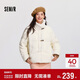 森馬（Semir）森馬羽絨服女新中式仿兔毛領(lǐng)短款保暖外套24冬新款109724113017