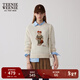 Teenie Weenie【綿羊毛】小熊女裝毛衣冬季休閑保暖毛衫女 乳白色 S 160