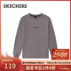斯凱奇（Skechers）新年禮物男女同款休閑針織長(cháng)袖T恤衫L325U096