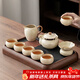 唐豐汝窯茶具整套帶茶盤(pán)高檔功夫茶具蓋碗茶壺茶杯喝茶泡茶套裝