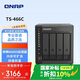 威聯(lián)通（QNAP） TS-466C Intel 奔騰N6005 2.5GbE 新旗艦 AI個(gè)人私有云 NAS家用網(wǎng)絡(luò )存儲器服務(wù)器