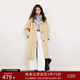 自巧巧裁系列小個(gè)子卡其色立領(lǐng)風(fēng)衣外套女早春新款短款大衣 卡其色長(cháng)款 XS （2碼）