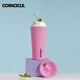 CORKCICLE.酷革咖啡杯保溫保冷保冰帶蓋高顏值大容量桌面水杯蜜桃粉475ml