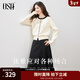 歐莎【幸運套裝】OSA歐莎氣質(zhì)通勤針織套裝裙女冬新款毛衫半裙兩件套 杏黑色 M