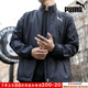 彪馬（PUMA）外套男裝 春季新款運動(dòng)服休閑防風(fēng)衣服健身訓練上衣跑步透氣夾克 黑色cat logo/立領(lǐng)/主推款 XL 185/104A 推薦體重160-180斤