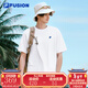 斐樂(lè )（FILA）FUSION潮牌情侶多彩短袖T恤新款男女短T時(shí)尚大logo短袖 標準白-WT M 170/92A 【寬松版型】