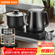 蘇泊爾（SUPOR）全自動(dòng)上水壺煮茶茶臺電水壺多段恒溫燒水壺電熱水壺電茶爐套裝養生消毒茶具304不銹鋼SW-08C08