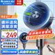 格力（GREE）電風(fēng)扇家用空氣循環(huán)扇客廳臥室辦公宿舍落地扇渦輪對流換氣扇臺式桌面小風(fēng)扇廣角搖頭臺地兩用電扇 【升級遙控定時(shí)】澎湃循環(huán)大風(fēng)量 1902Bg3