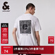 杰克·瓊斯（JACK&JONES） 杰克瓊斯夏季款彈力清爽膠印腰果花膠印圓領(lǐng)立體logo短袖T恤男款