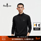比音勒芬【超輕T】2026春季新款男士戶(hù)外運動(dòng)休閑通勤防曬立領(lǐng)長(cháng)袖T恤新年 07黑色 XL （110）