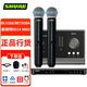 SHURE  舒爾BLX288/BETA58A B58 SM58 PG58一拖二無(wú)線(xiàn)麥克風(fēng)會(huì )議演講主持家用直播唱歌手持動(dòng)圈話(huà)筒 BLX288/BETA58A +ID14聲卡