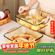 格娜斯正方形耐熱玻璃烤盤(pán)烤箱用微波爐專(zhuān)用魚(yú)盤(pán)餐盤(pán)菜盤(pán)蛋糕披薩焗飯盤(pán)