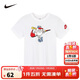 NIKE 耐克童裝短袖T恤男女童卡通圖案兒童舒適柔軟抗皺短袖上衣