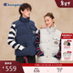 Champion冠軍量感羽絨馬甲男25秋季新款潮牌背心女美式立領(lǐng)潮牌 骨白 S