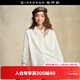 佐丹奴設計師款白襯衫女新款純棉拼接蕾絲寬松襯衣女長(cháng)袖18345616