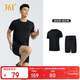 361°跑步運動(dòng)套裝男休閑健身寬松短袖短褲夏季男兩件套652414001H-3